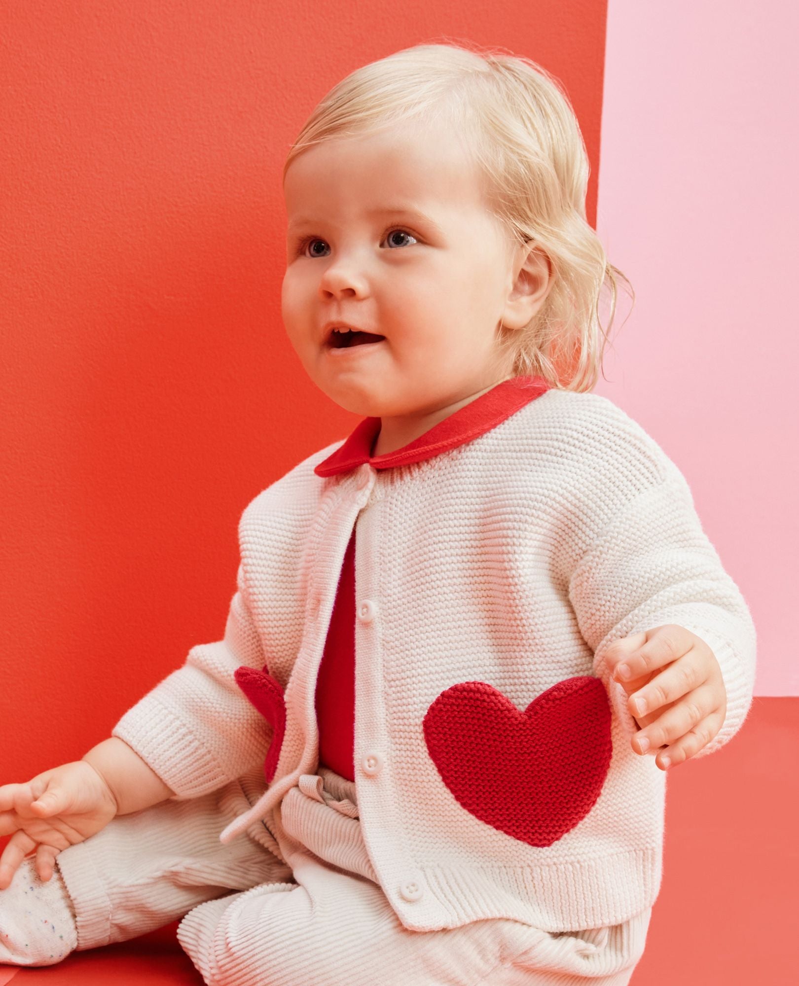 Baby Heart Pocket Cardigan Sweater | Hanna Andersson
