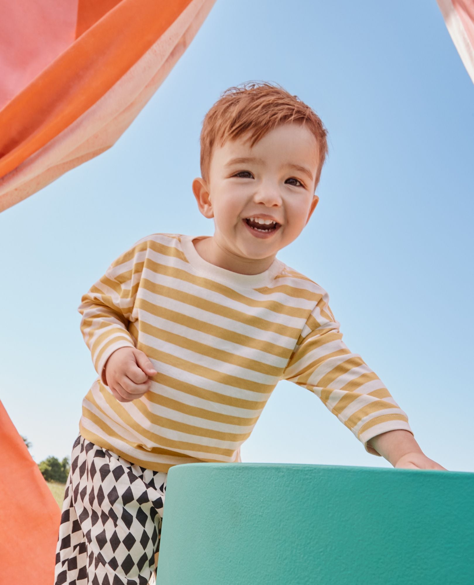 Long Sleeve Relaxed Fit Striped T-Shirt | Hanna Andersson