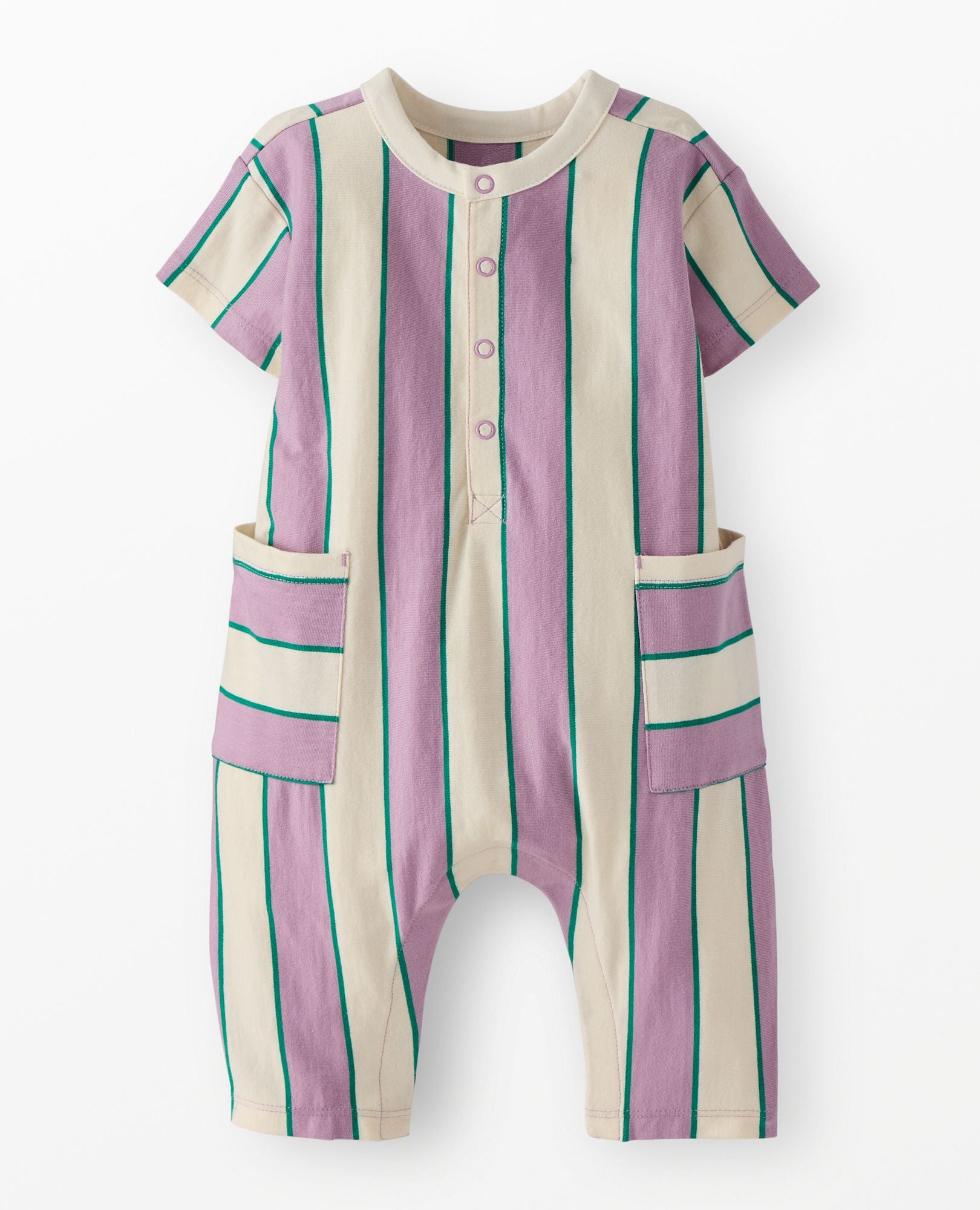 Baby Henley Romper | Hanna Andersson