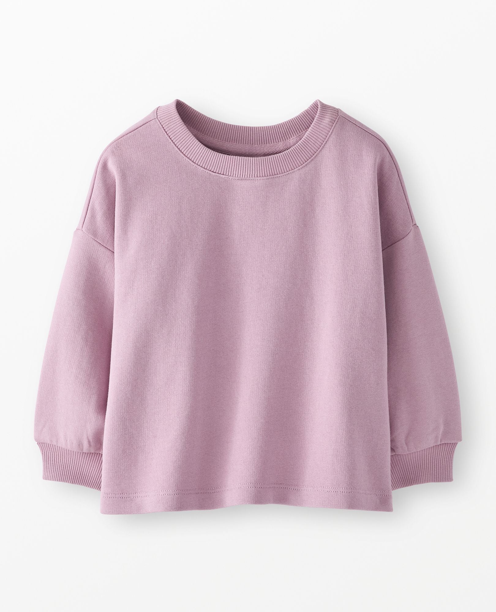 Balloon Sleeve French Terry Sweatshirt | Hanna Andersson