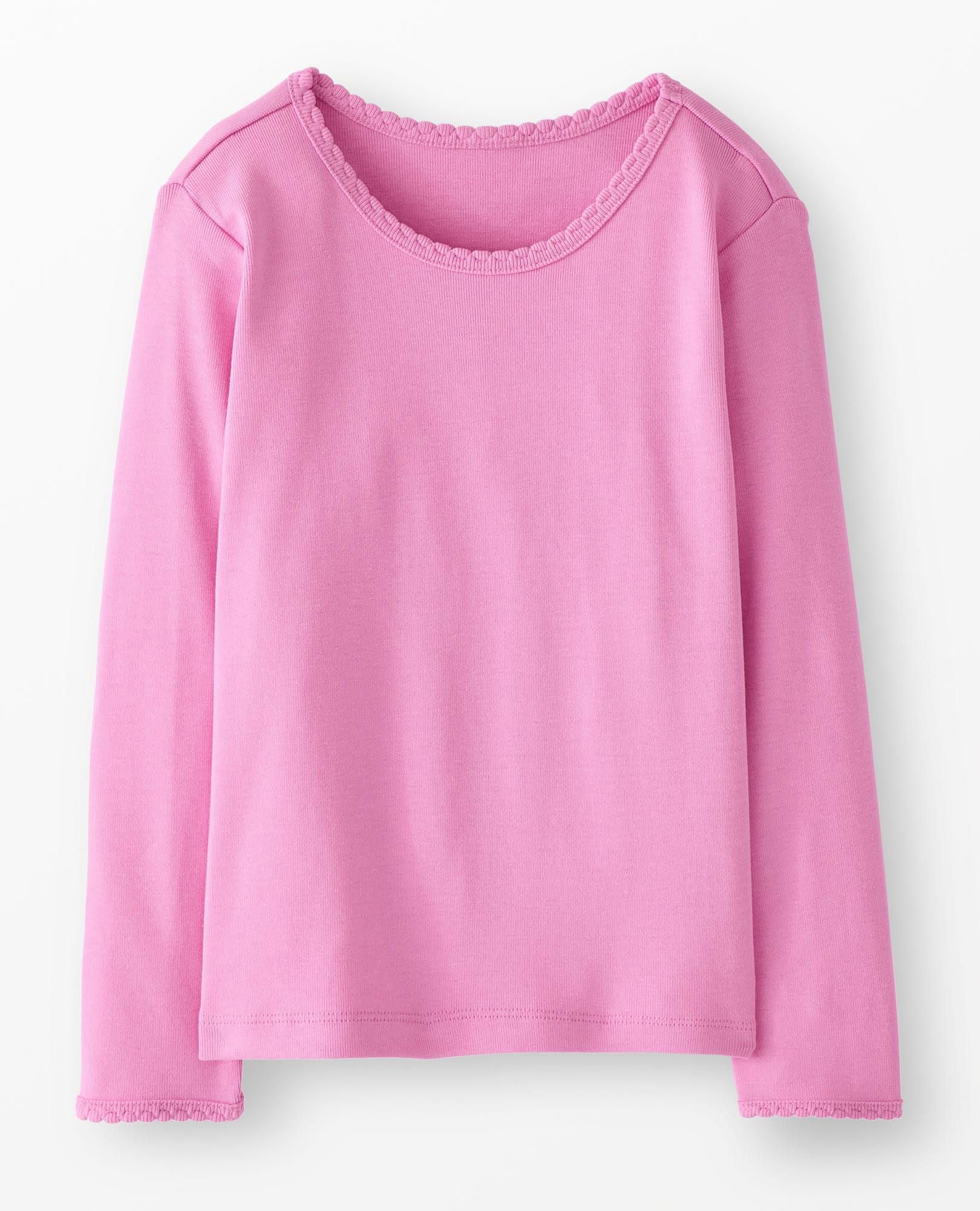 Long Sleeve Slim Fit Ribbed T-Shirt | Hanna Andersson
