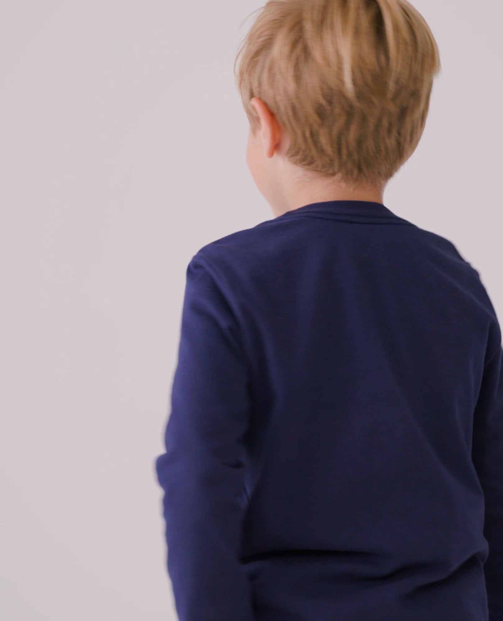 Video of child wearing Long Sleeve Classic Fit Graphic T-Shirt