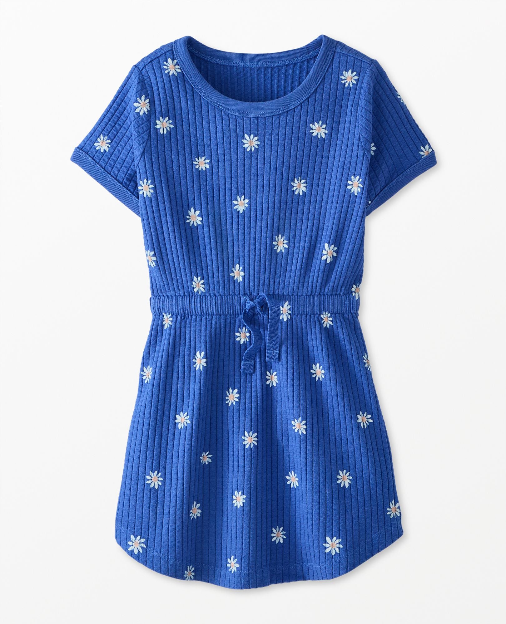 Ribbed Puckered Dress with Pockets | Hanna Andersson