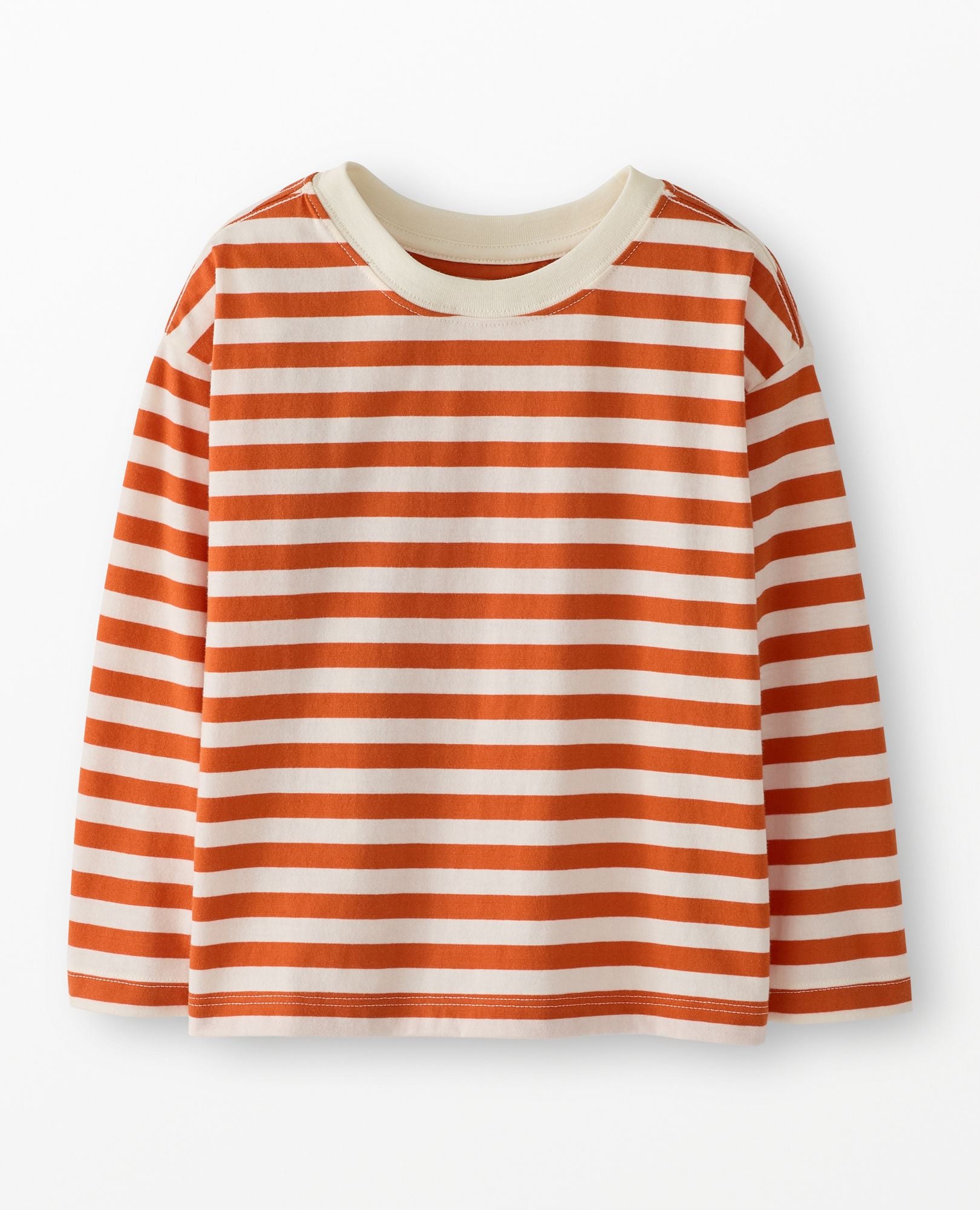 Long Sleeve Relaxed Fit Striped T-Shirt | Hanna Andersson