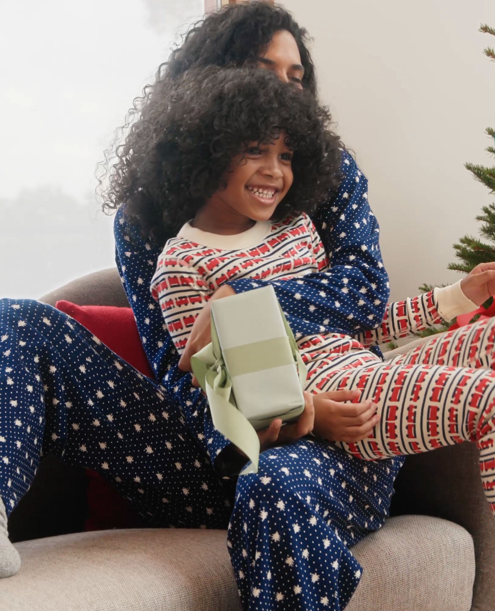 Video of child wearing Holiday HannaJams™ Pajama Set