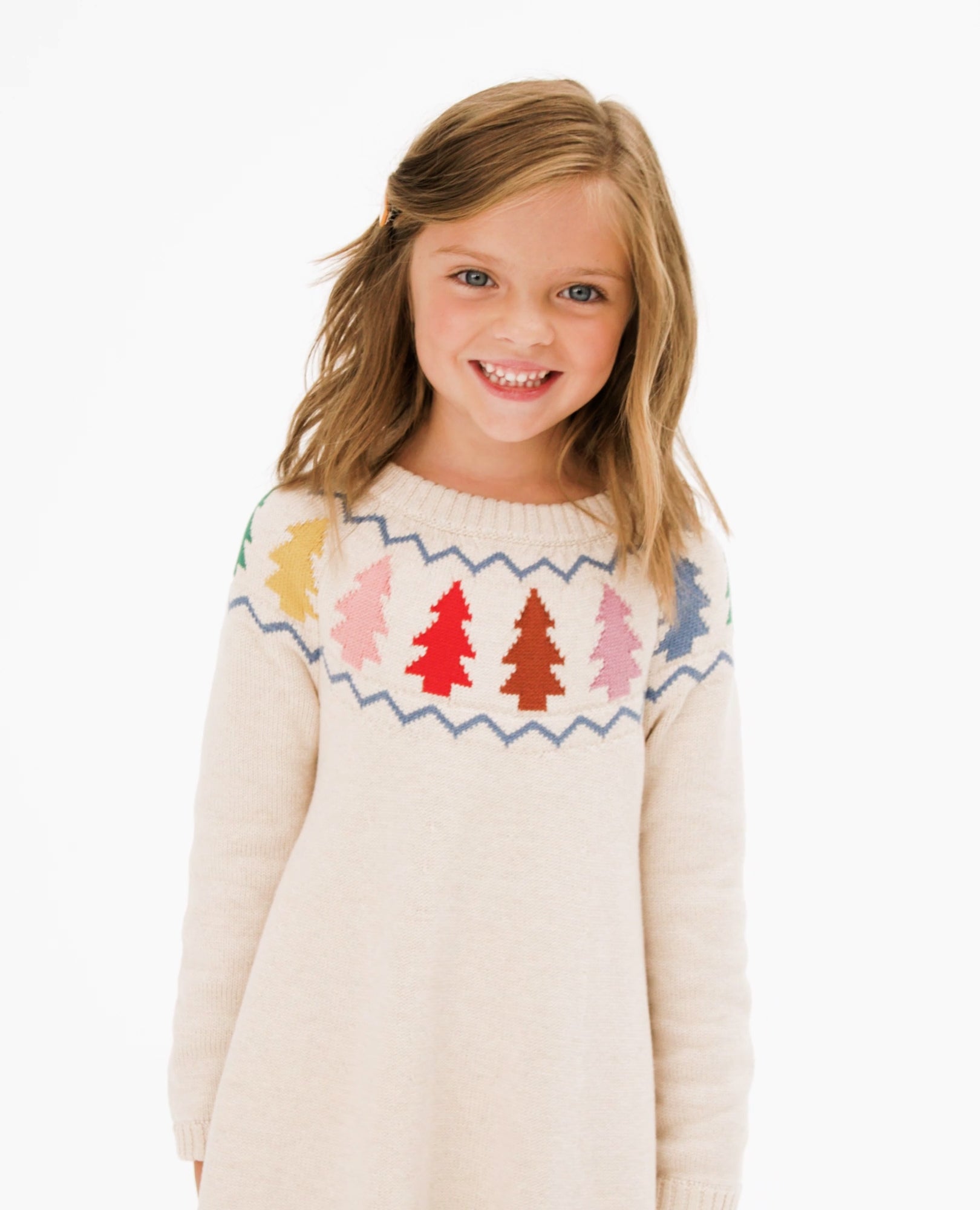 Video of child wearing Holiday Sweater Dress