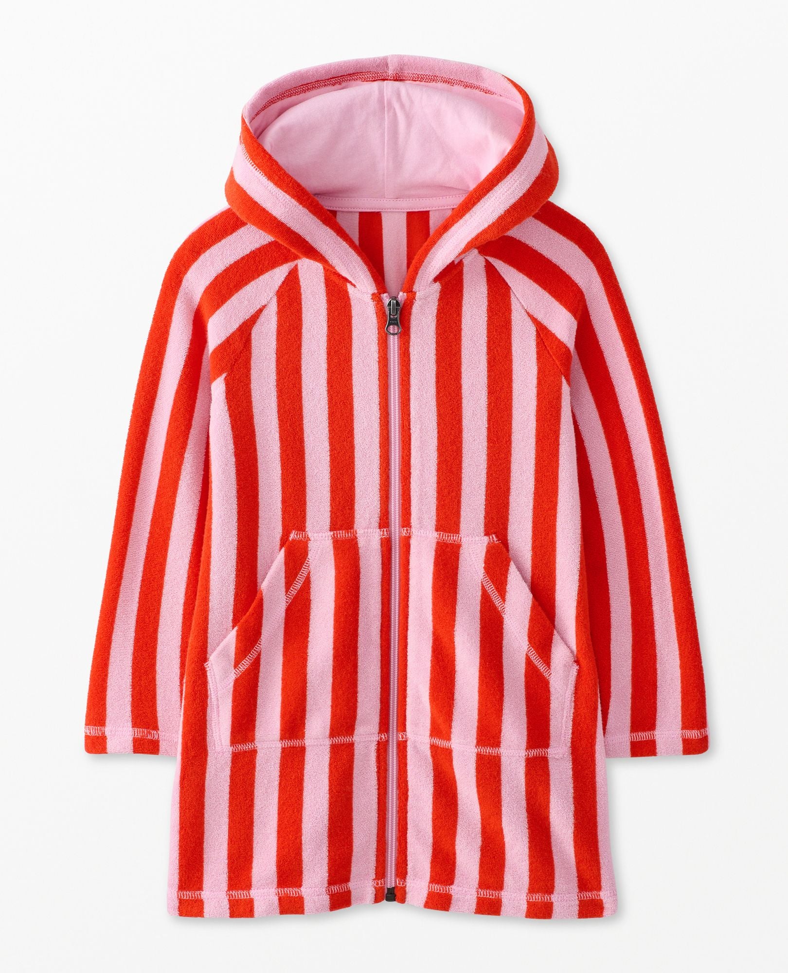 Long Sleeve Loop Terry Hoodie Cover Up | Hanna Andersson