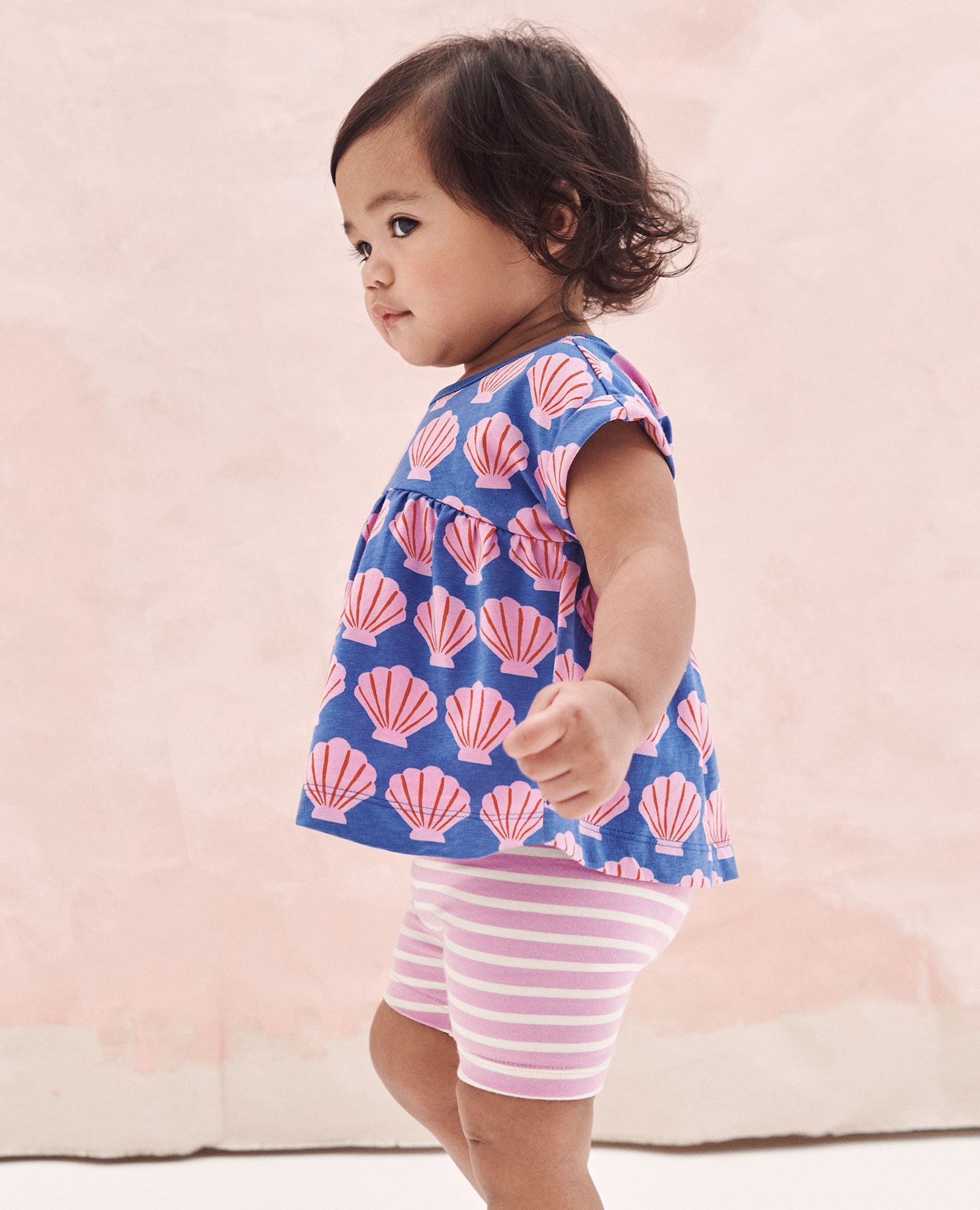 ☆neann☆ FOIL PRINT BABY TUNIC TOP ☆neann☆ FOIL PRINT BABY