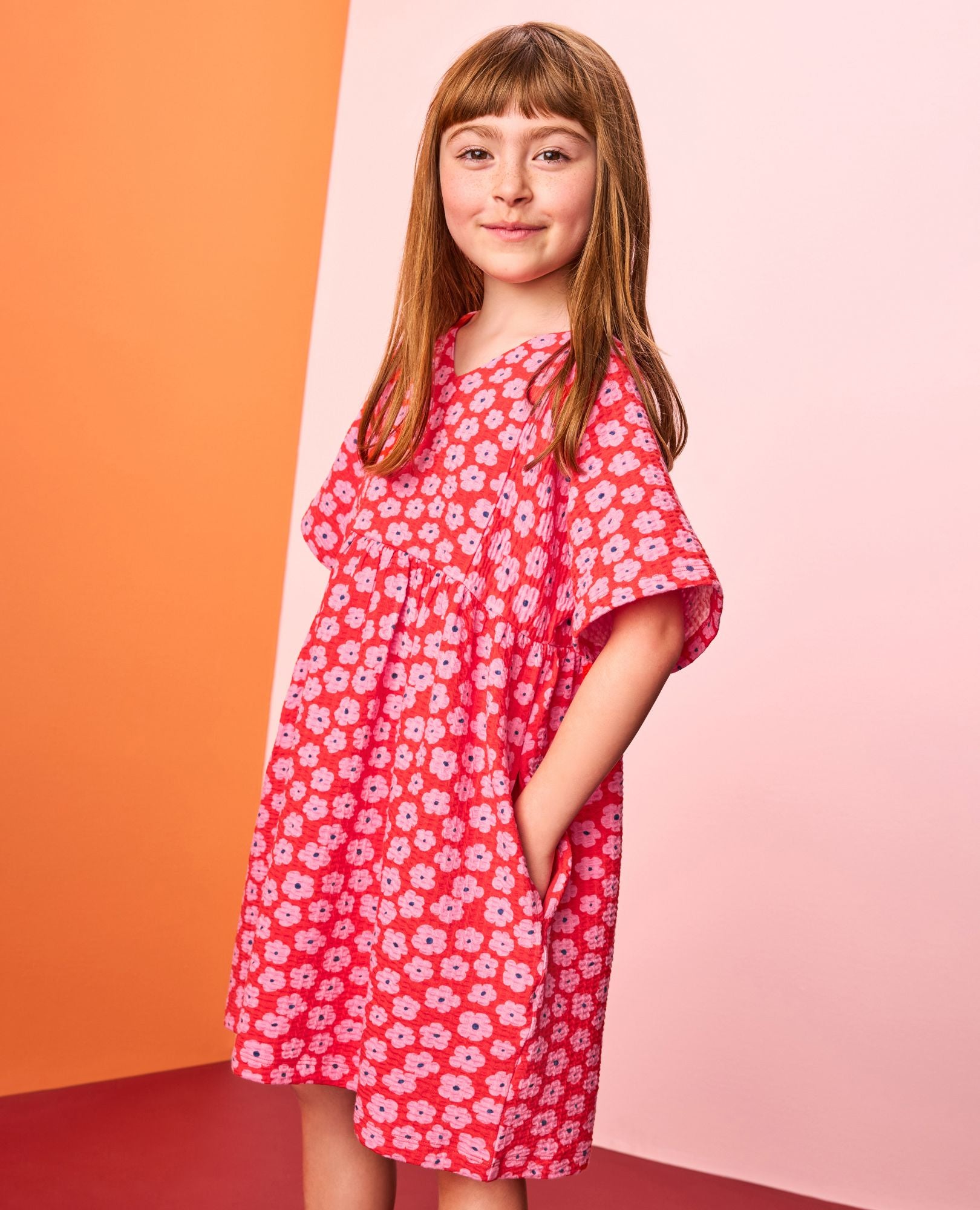 hanna andersson dresses Balloon Sleeve Smocked Dress