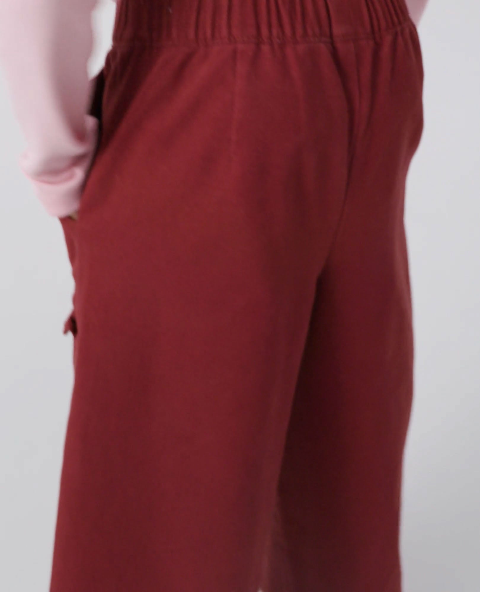 Video of child wearing Twill Wide Leg Pants