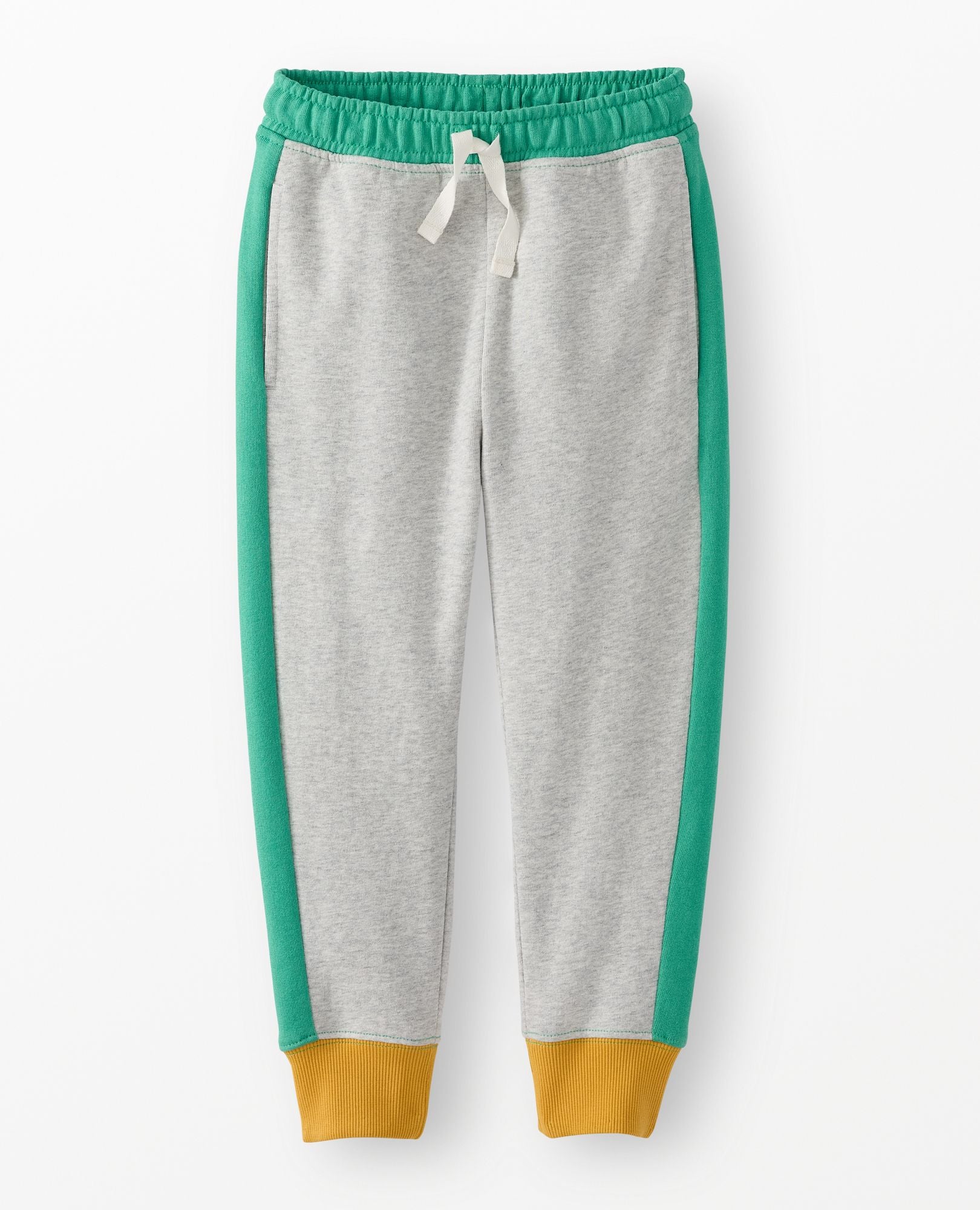 Slim Fit French Terry Colorblock Sweatpants | Hanna Andersson