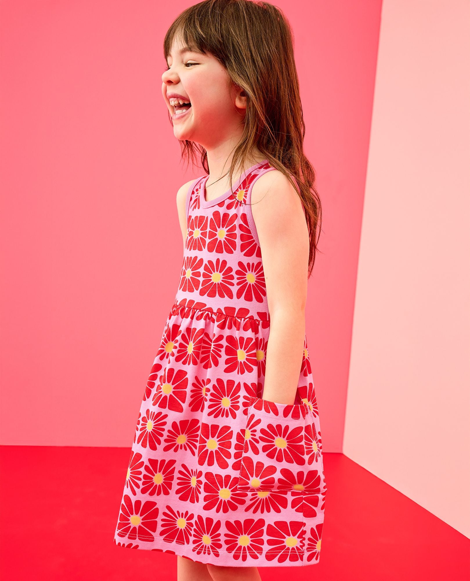 Sleeveless Playground Dress with Pockets