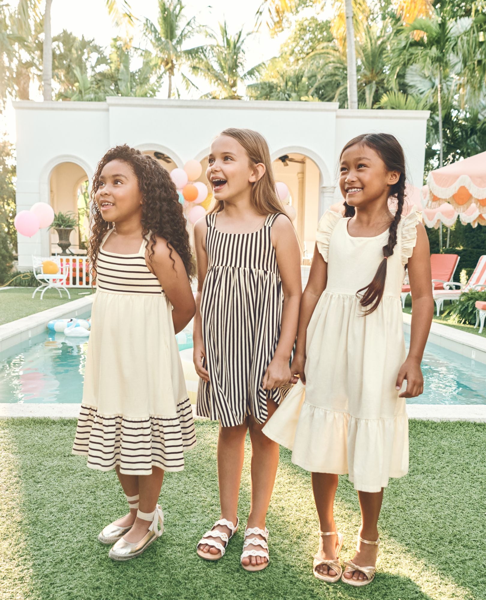 Ruffle Sleeve Linen Dress Hanna Andersson