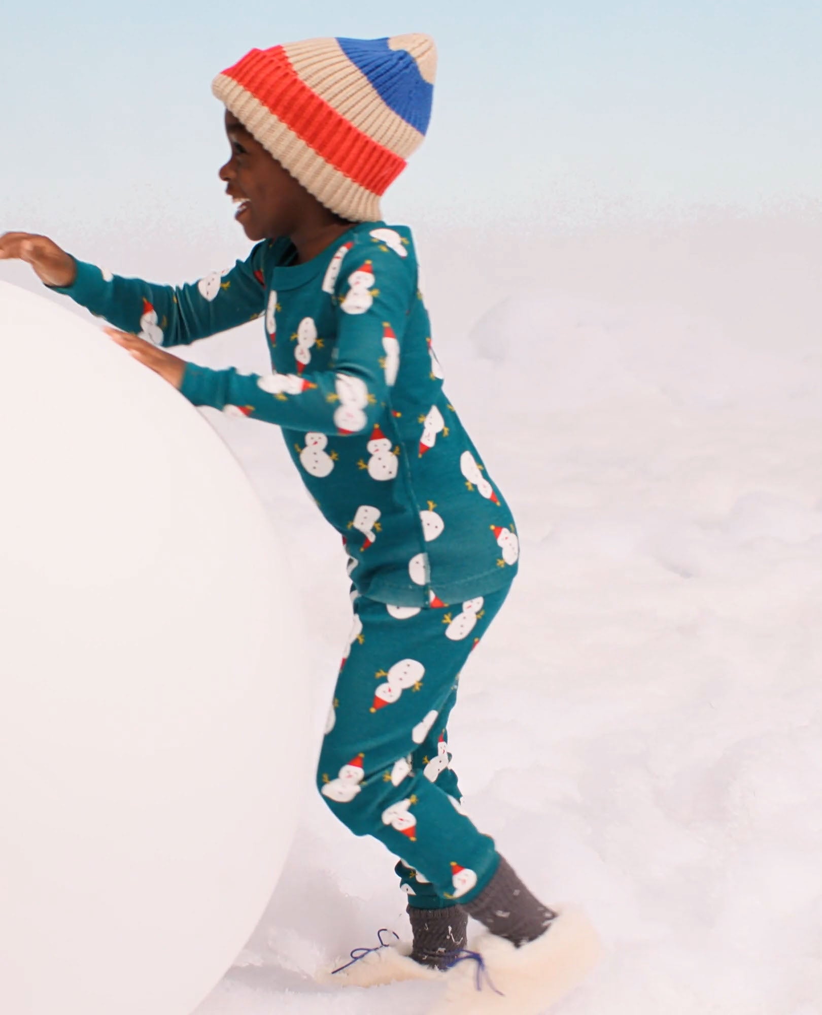 Video of child wearing Holiday HannaJams™ Pajama Set