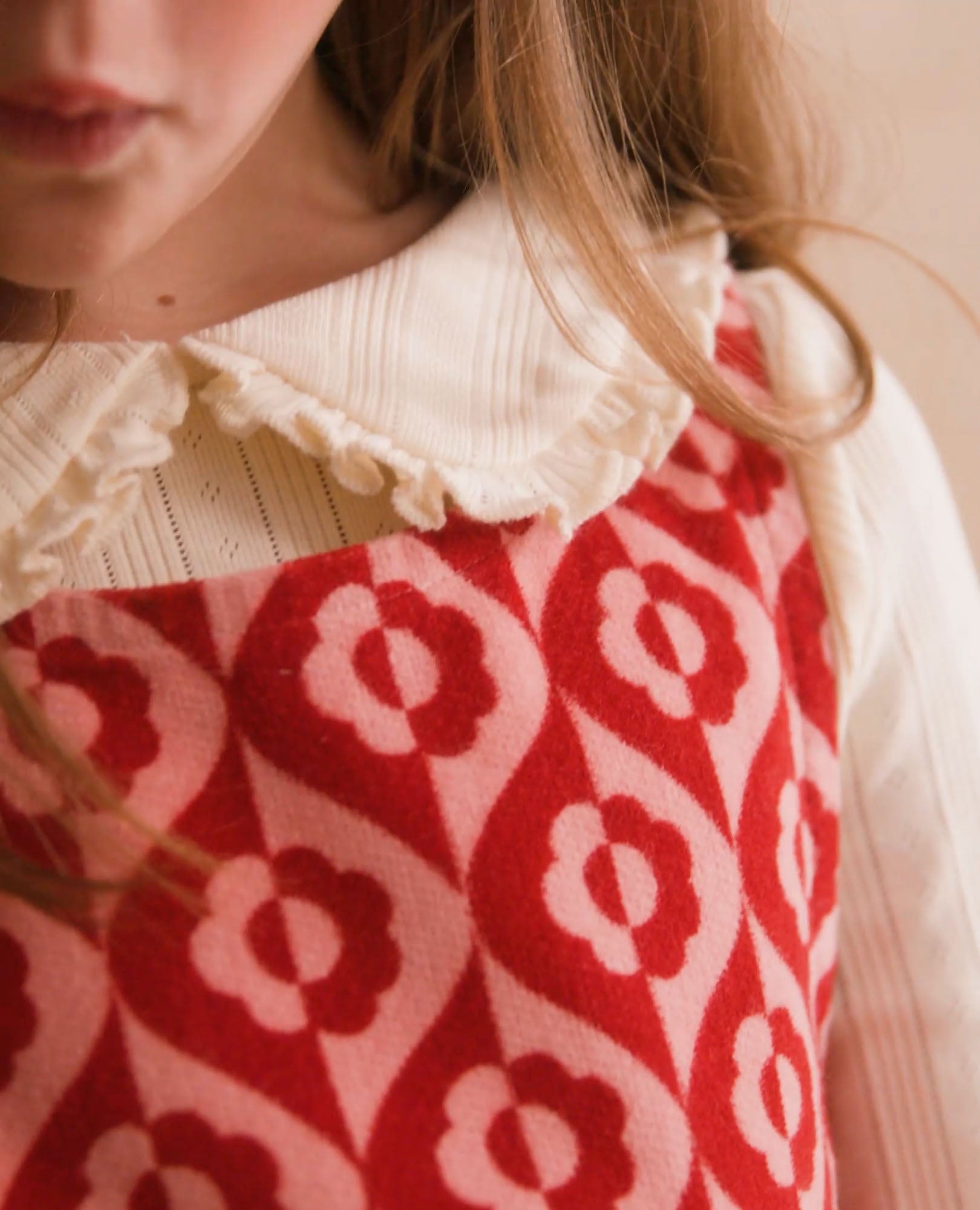 Video of child wearing Velvet Jumper with Pockets