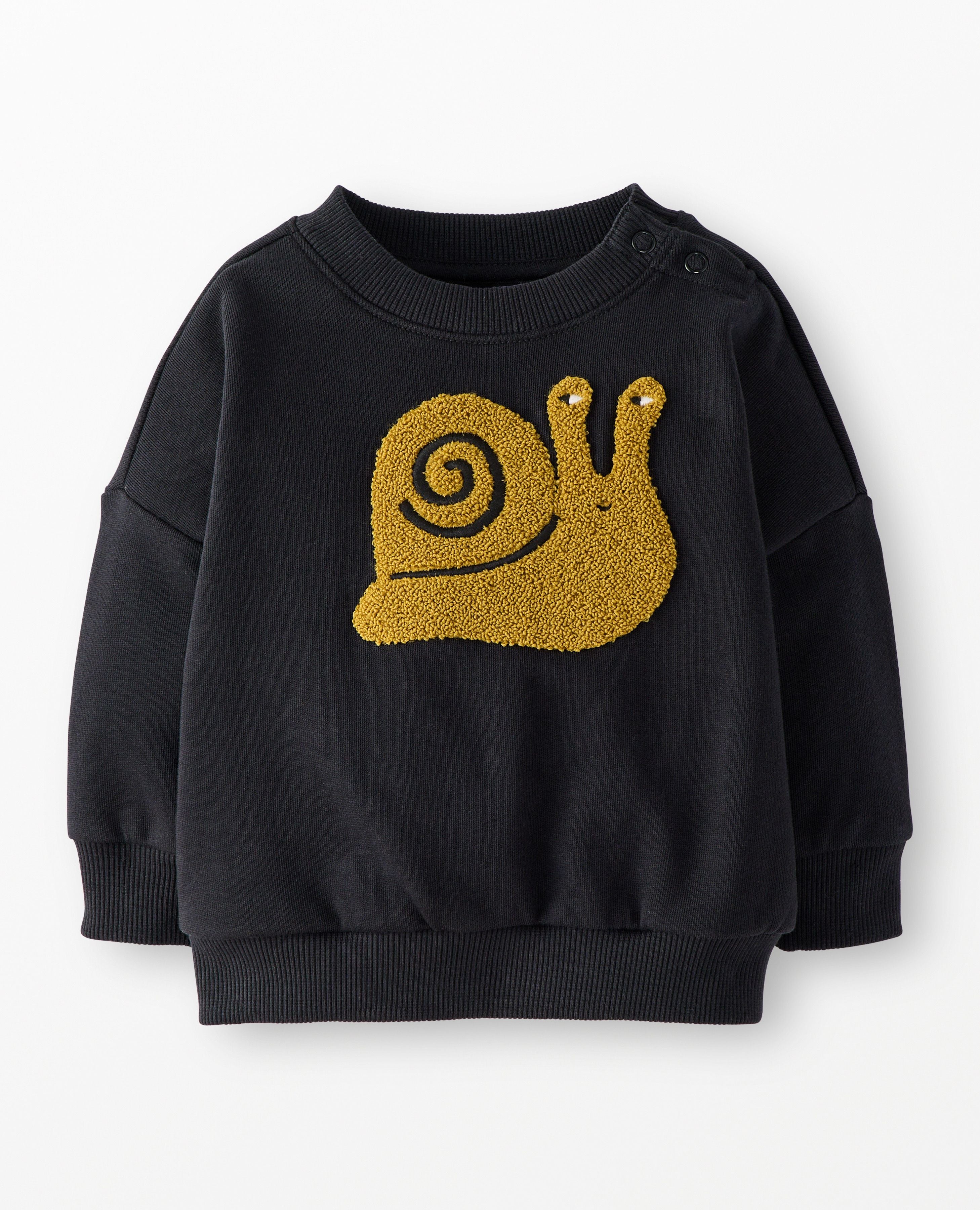Baby Oversized French Terry Graphic Sweatshirt | Hanna Andersson