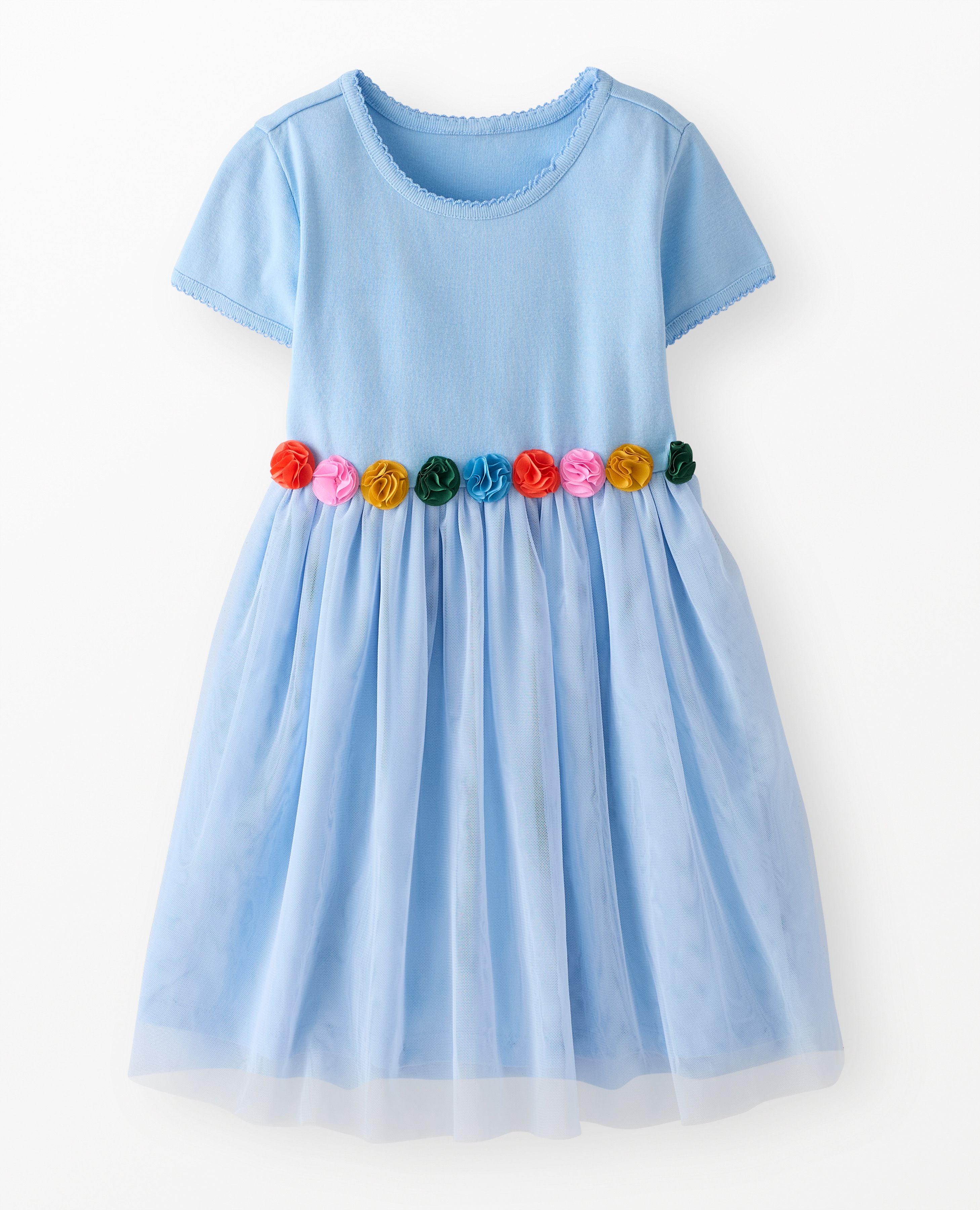 hanna andersson dress Blue Hanna Andersson Stripe Dress 6T-7Y  Retykle