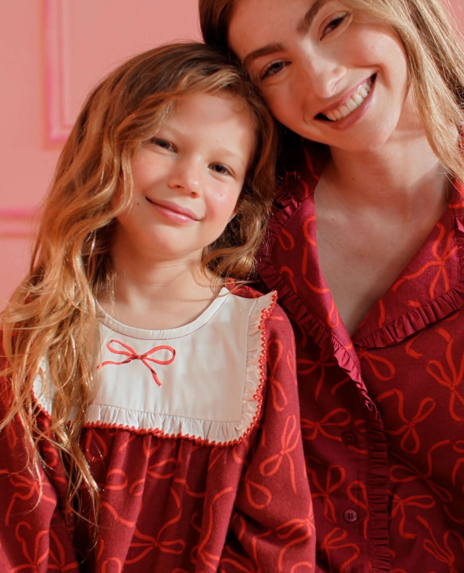 Video of child wearing Holiday Flannel Bib Nightgown