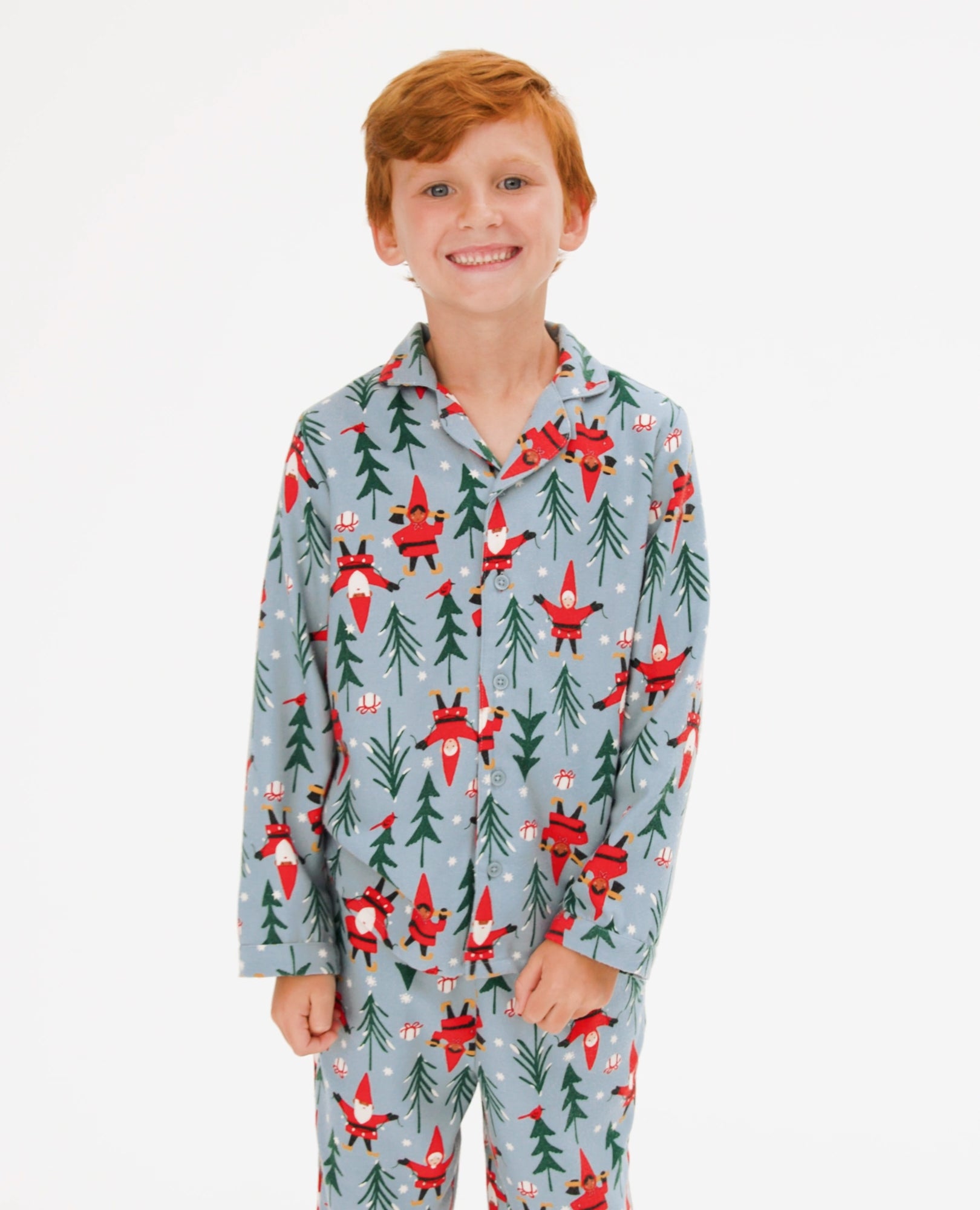 Video of child wearing Holiday Flannel Pajama Set