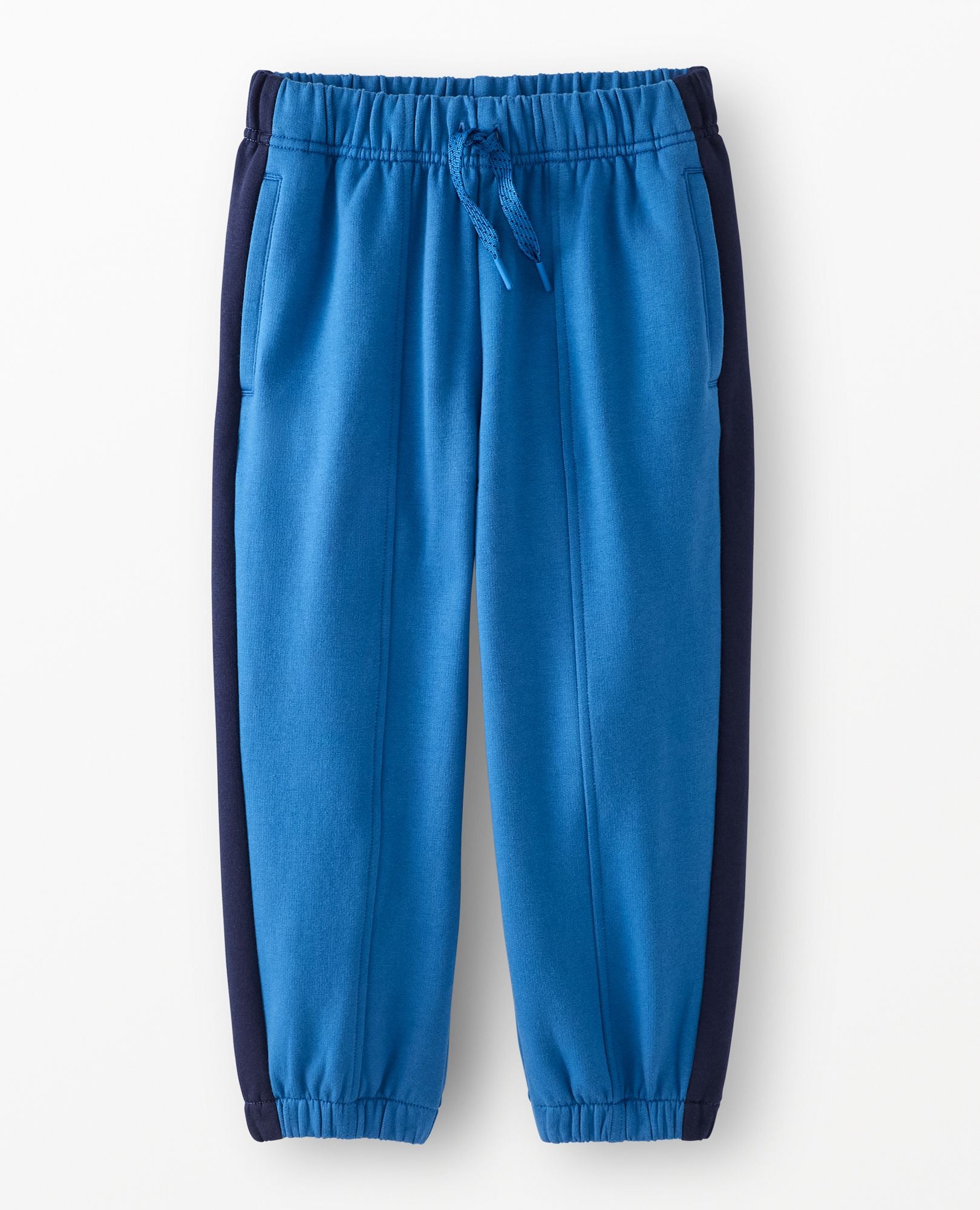 【希少品】AKTR TWB joger pants blue Fleece Colorblock Joggers | Hanna Andersson