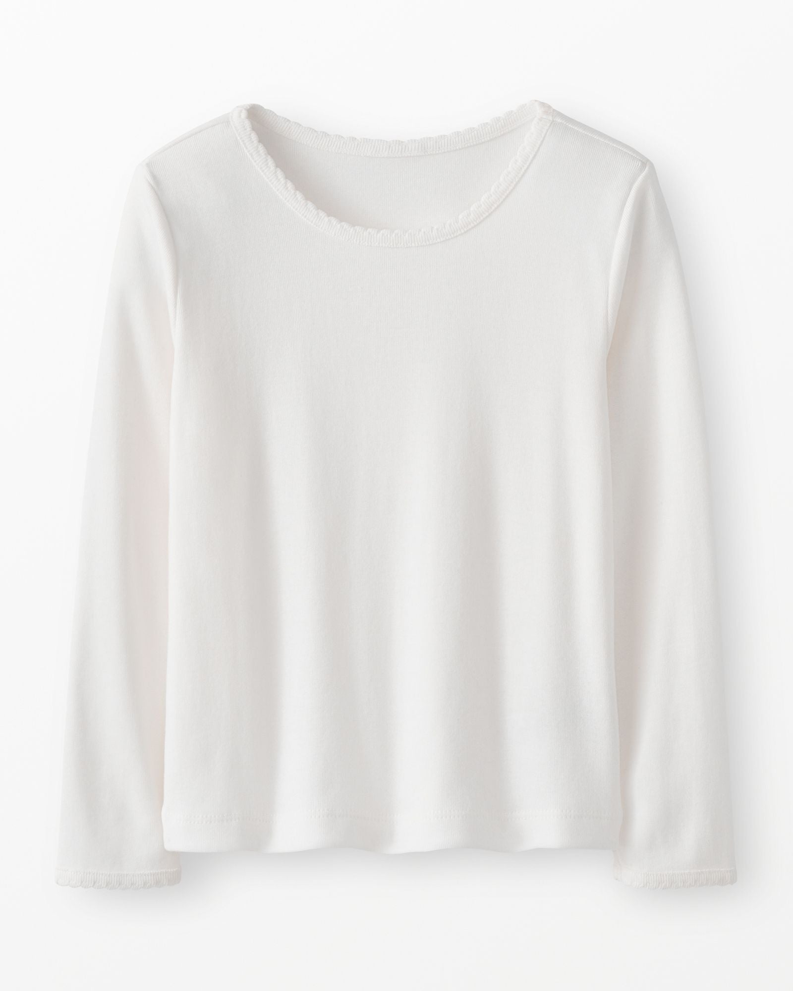 Long Sleeve Slim Fit Ribbed T-Shirt | Hanna Andersson