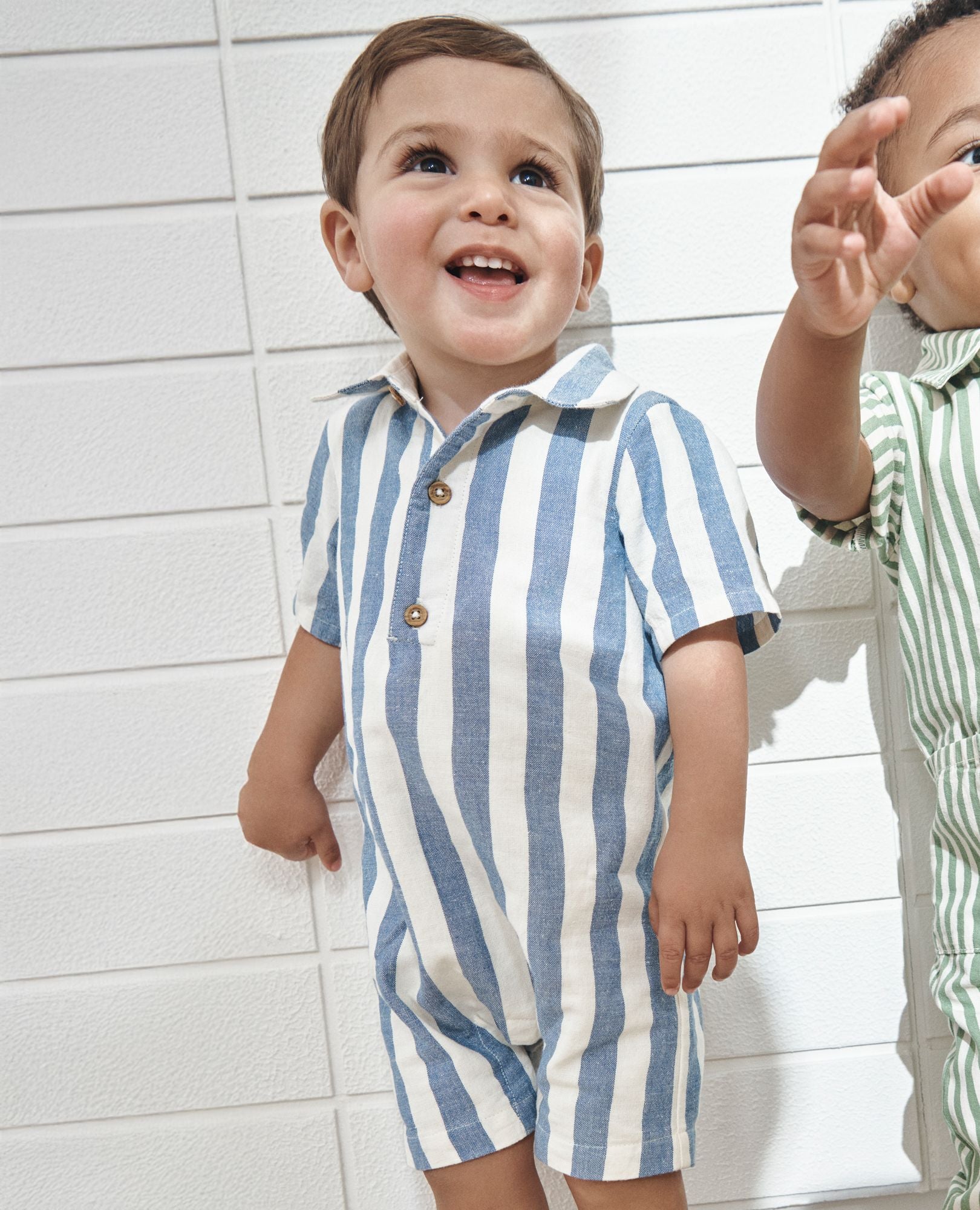 Baby Linen Romper | Hanna Andersson