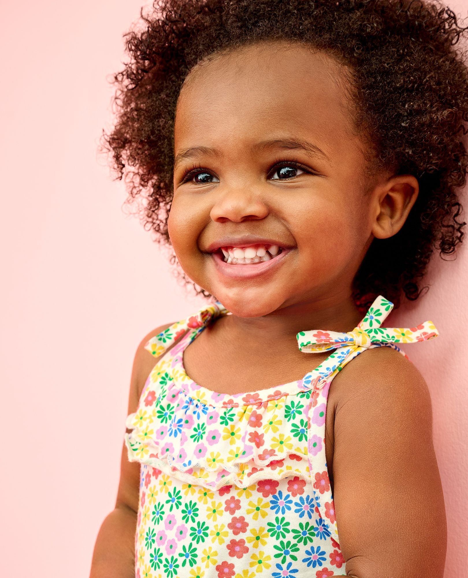 Baby Sleeveless Ruffle Romper | Hanna Andersson