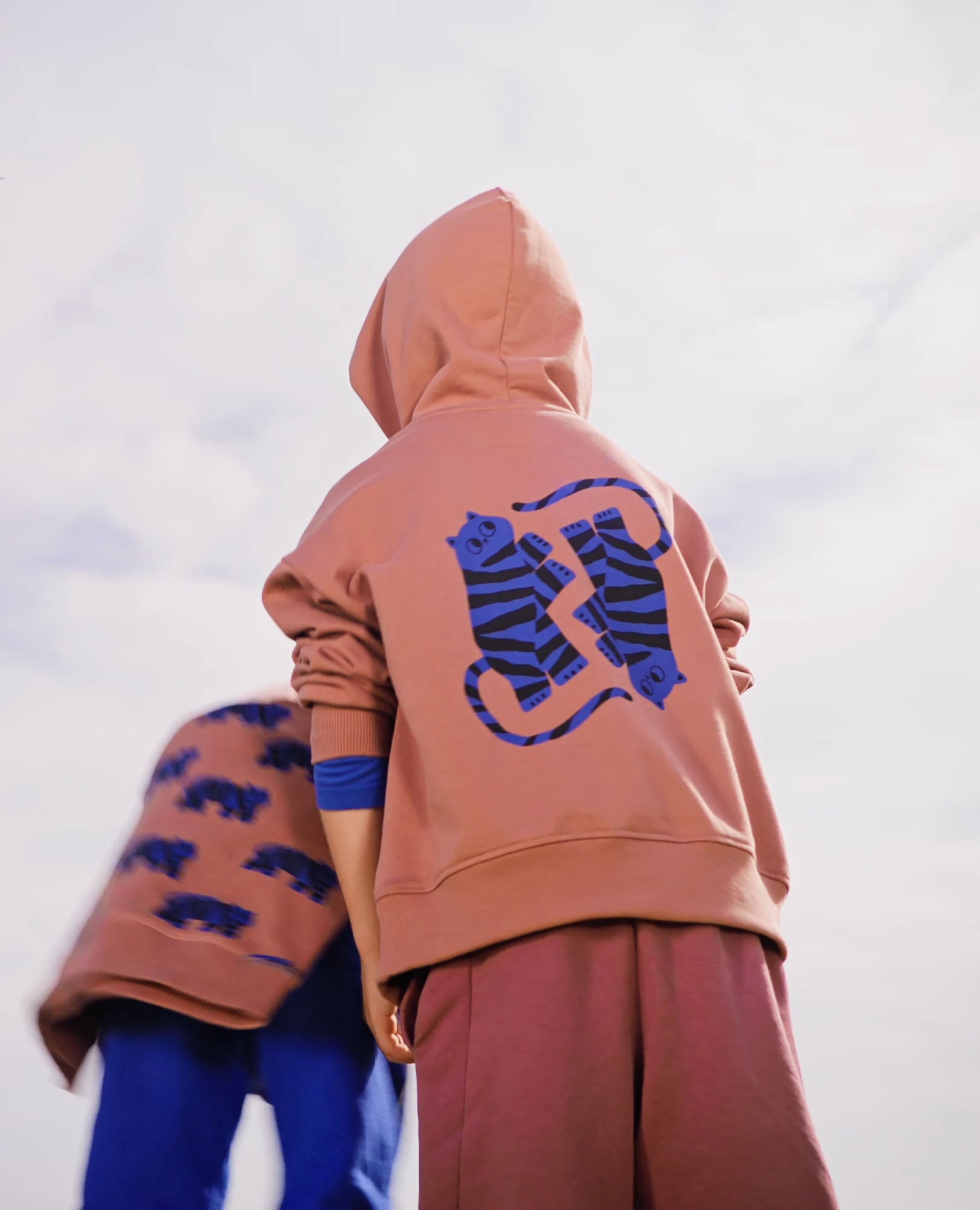 Video of child wearing French Terry Graphic Hoodie