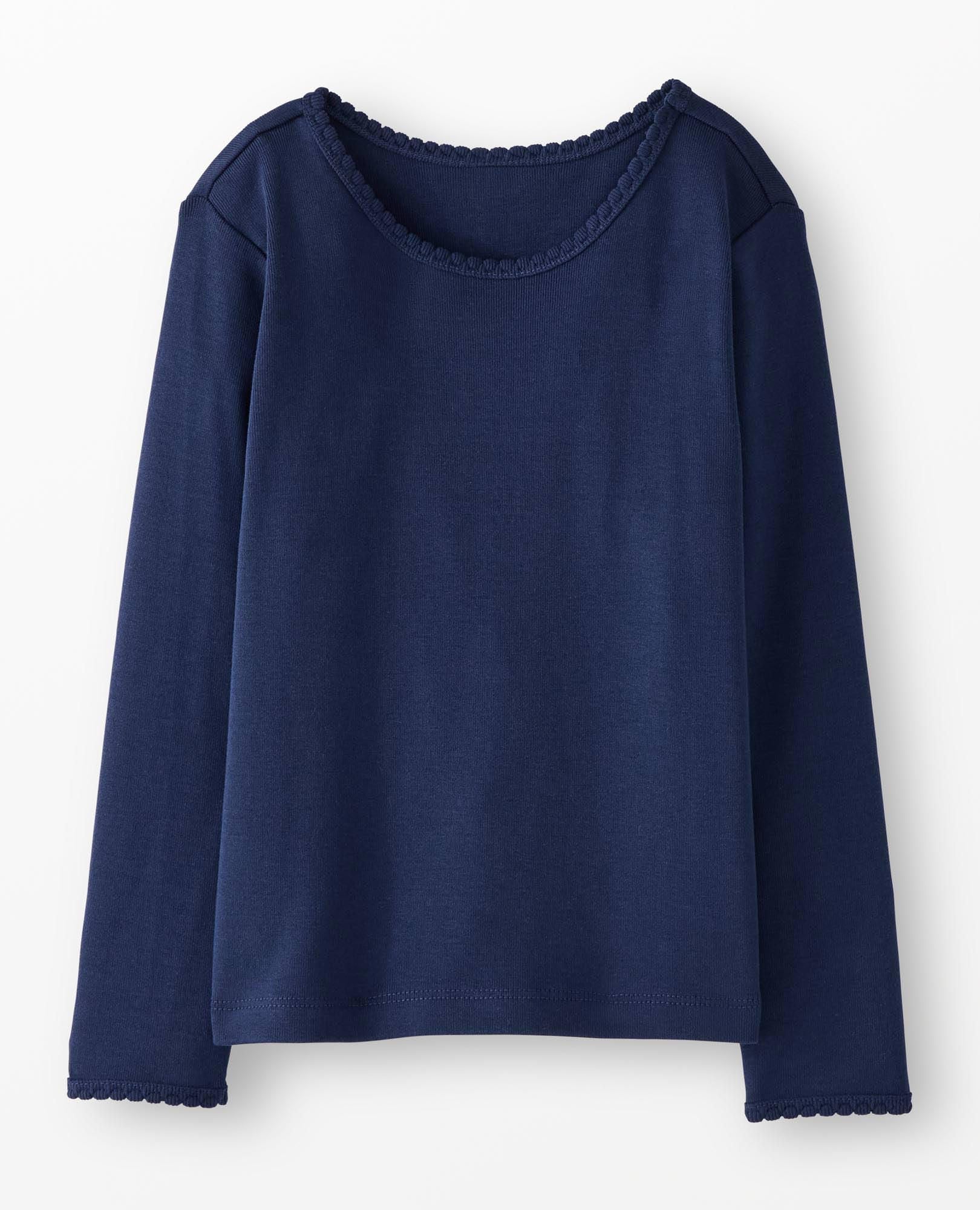 Long-Sleeve Ribbed T-Shirt | Hanna Andersson