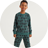 boy in blue and green checkered long sleeve